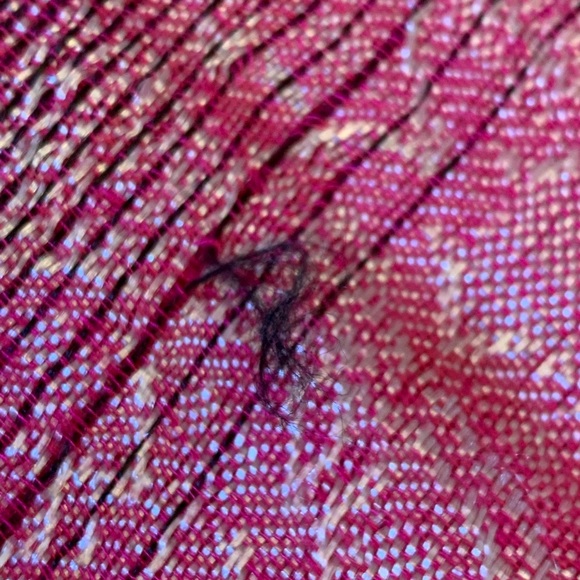 Large fringed scarf pashmina - Picture 4 of 4